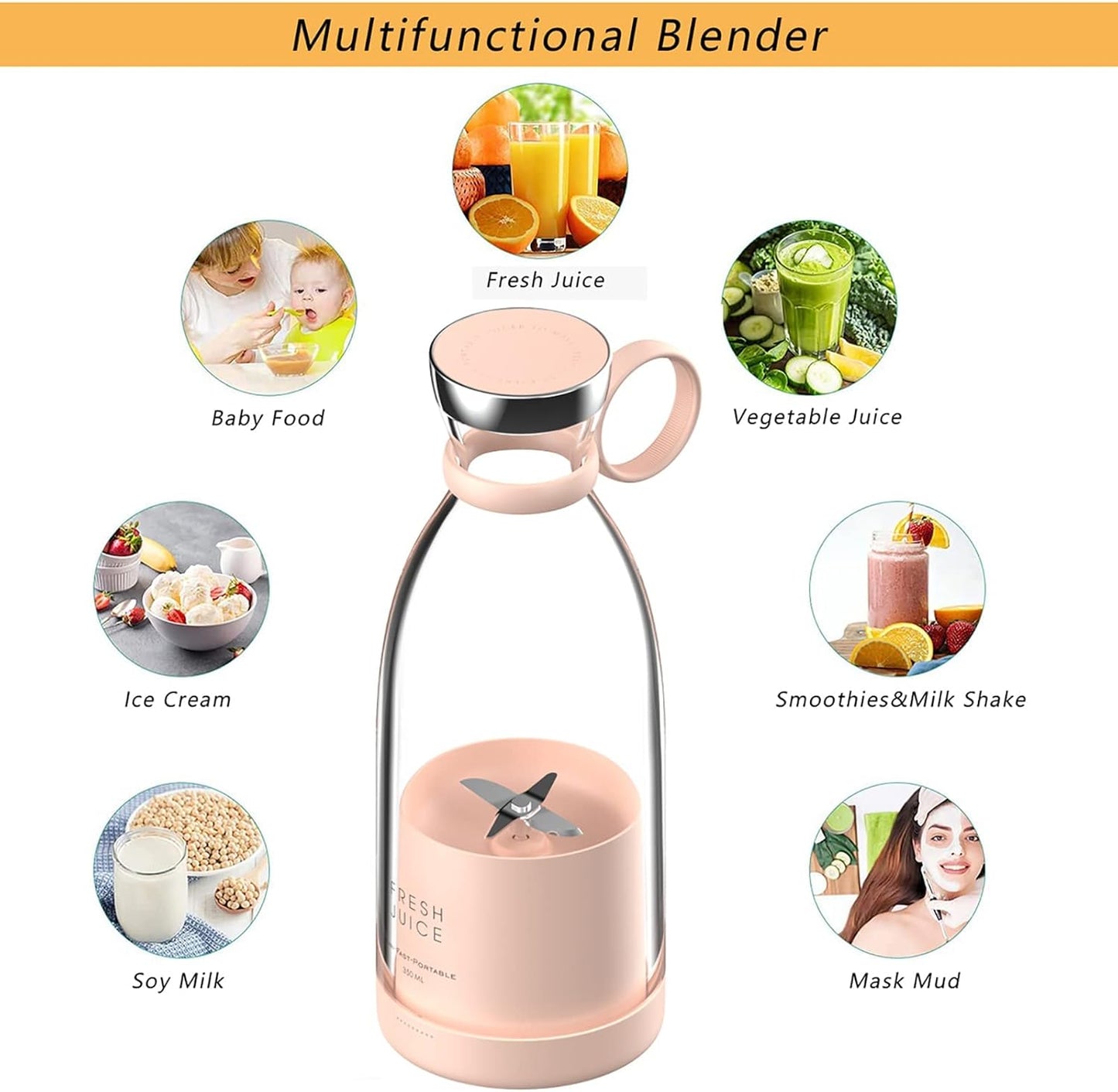 Portable Battery Blender 350ml