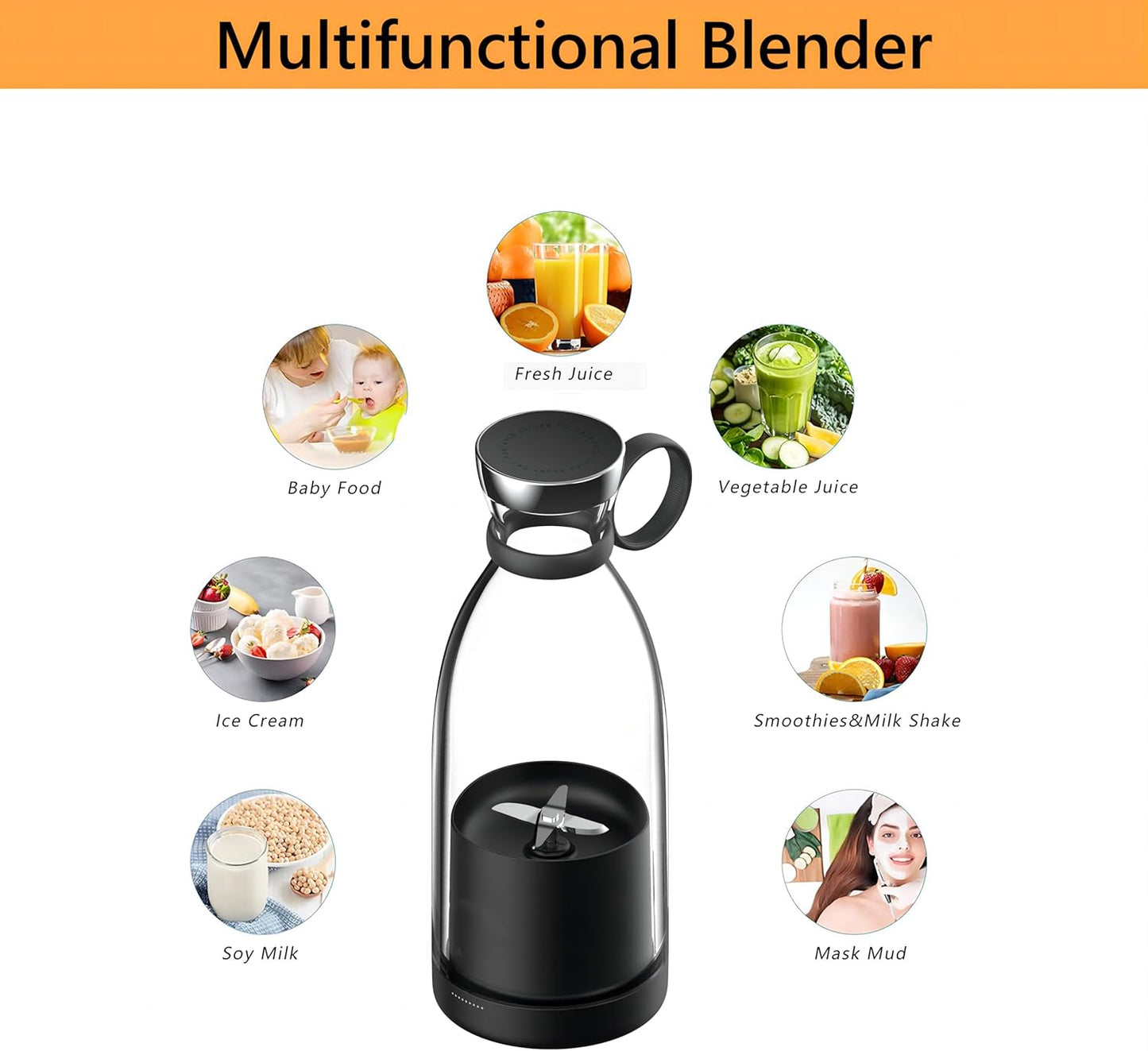 Portable Battery Blender 350ml