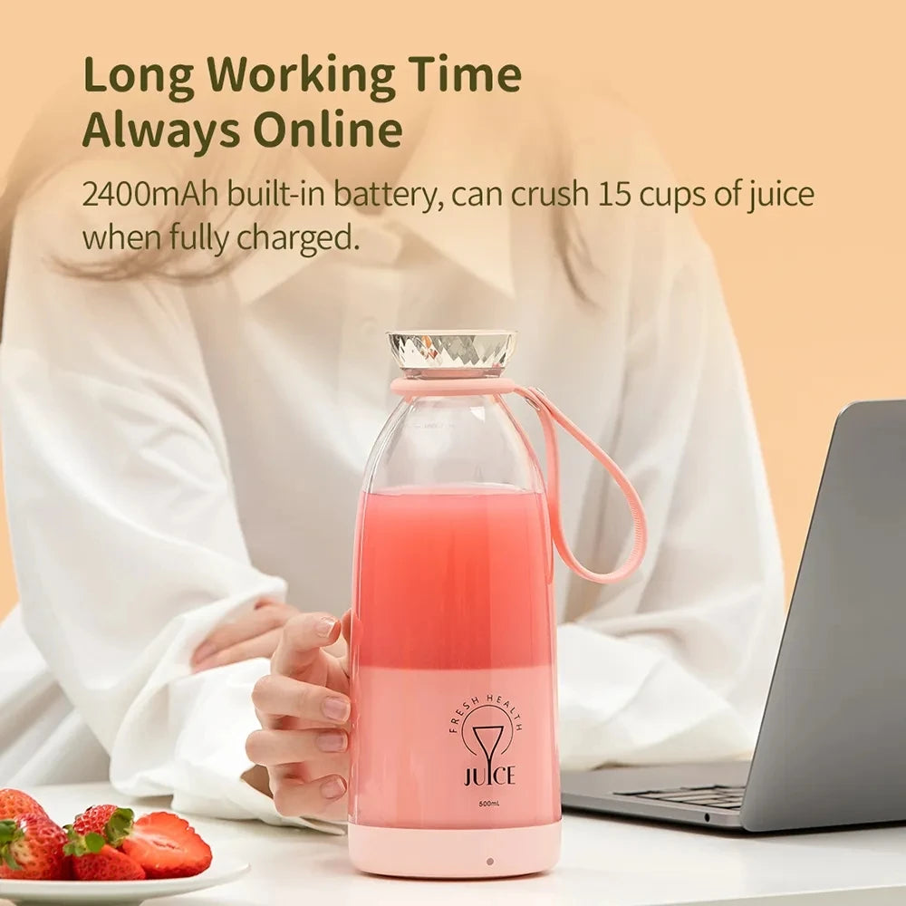 Fresh Juice Bottle Blender+ 500ml