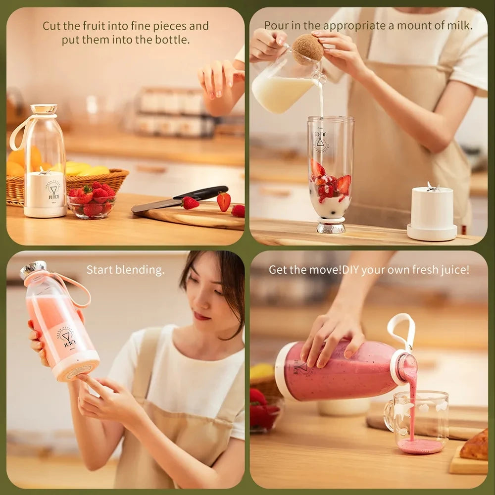 Fresh Juice Bottle Blender+ 500ml